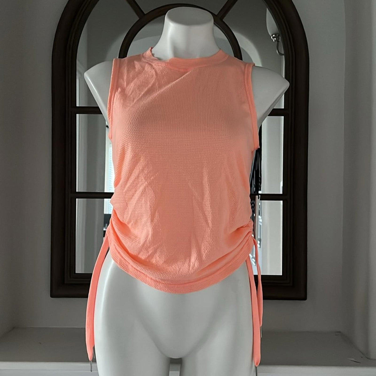 Calvin Klein Performance Sleeveless Tank Top, Creamsicle, Size XS New w/Tag