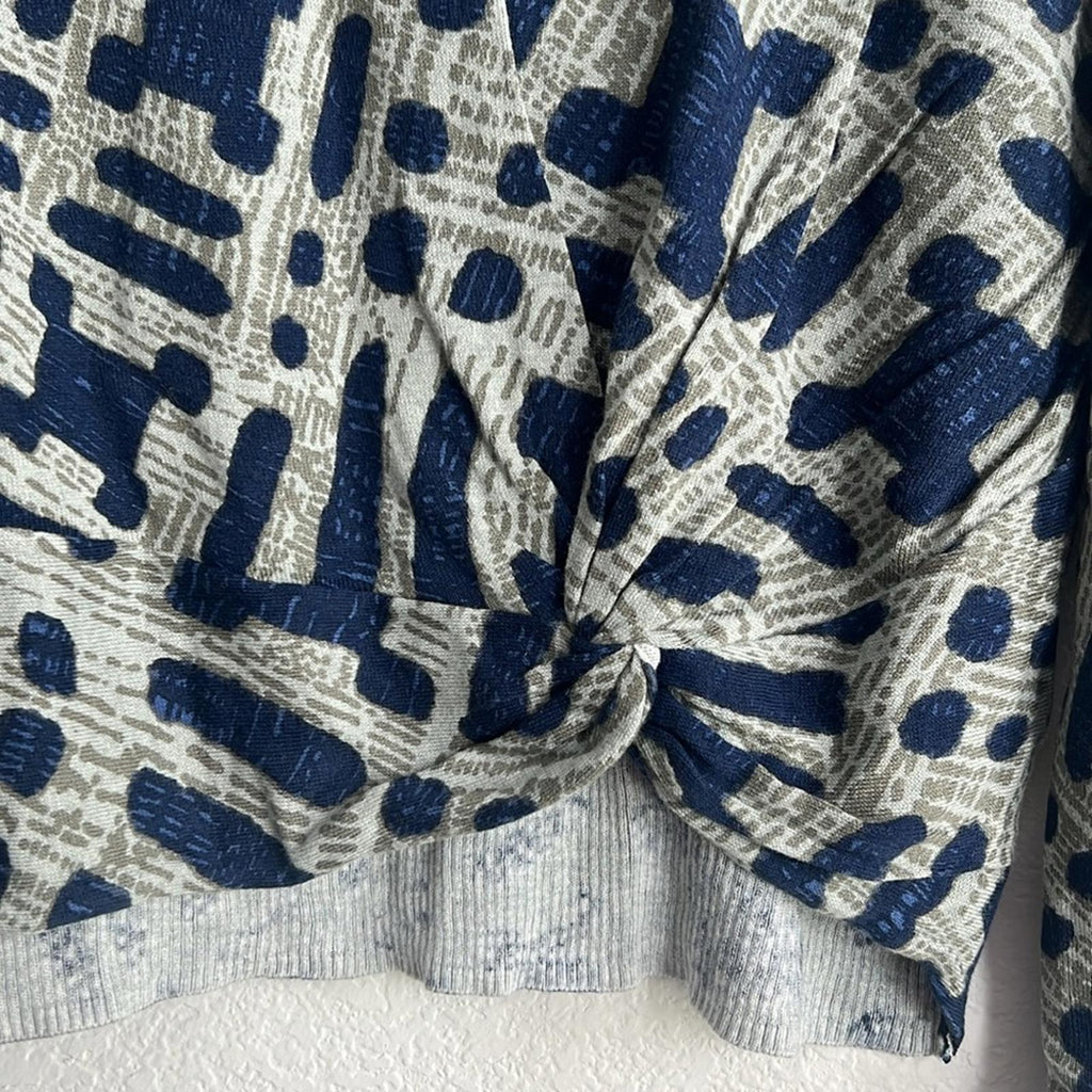 NIC+ZOE Ikat Camo Sweater, Women’s Size XL NWT