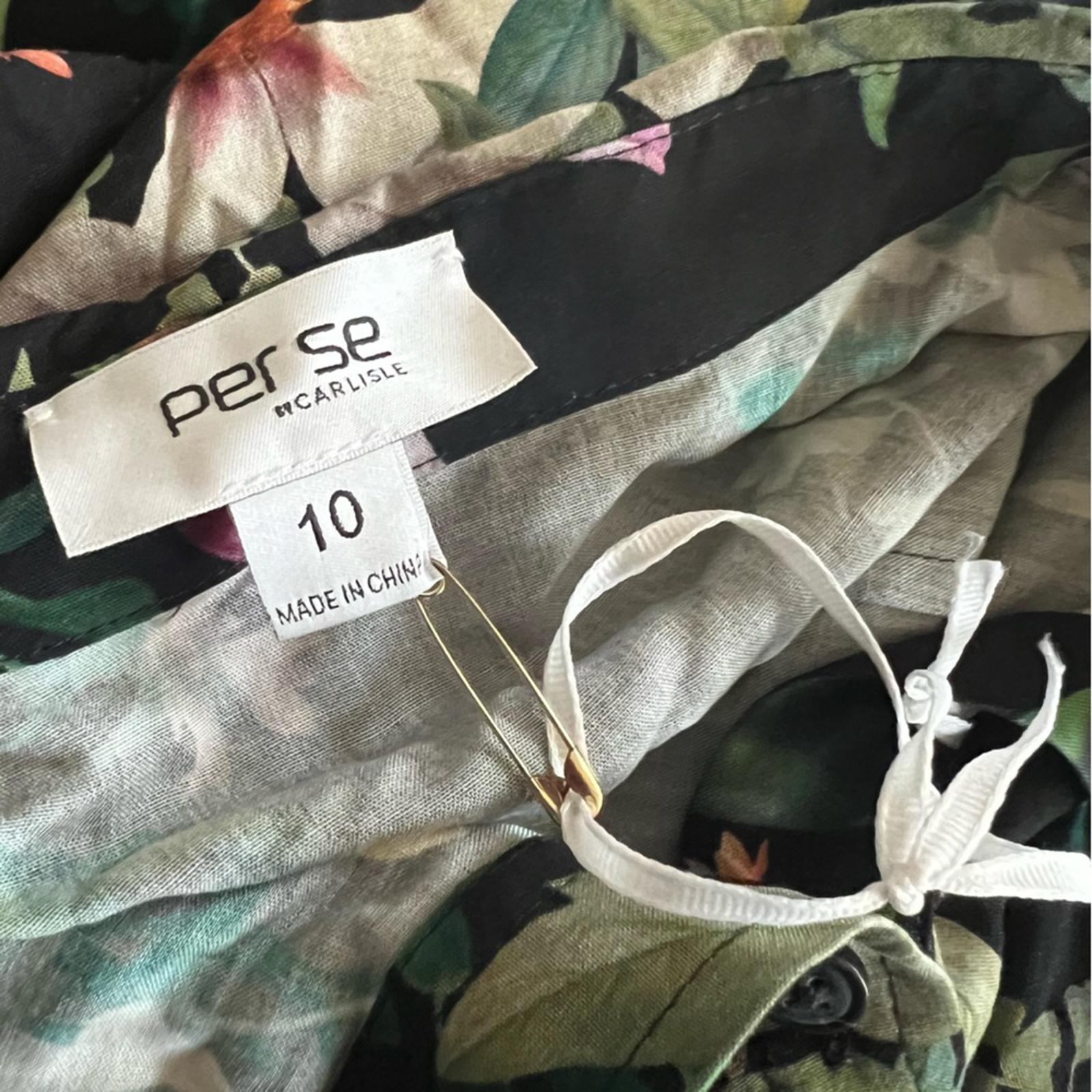 Per Se by Carlisle Botanical Midi Dress Size 10 New w/Tag Retail $598 (Sold Out)