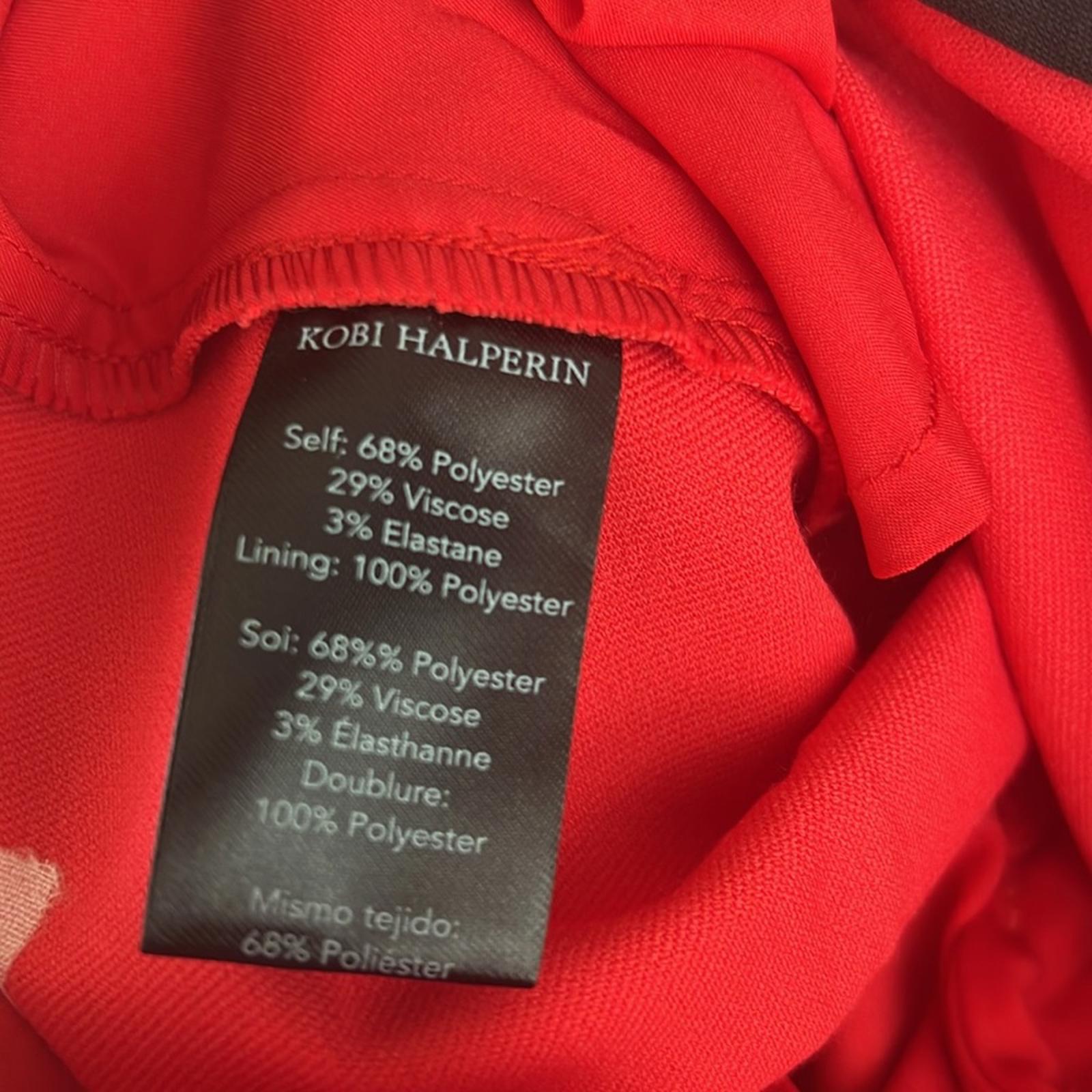 Kobi Halperin Drea Twill Pants, Fire/Red Size 2 New w/Tag Retail $398