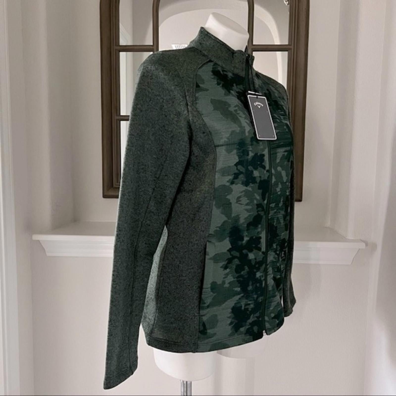 Callaway Weather Series Jacket in Jungle Green Heather Size L New w/Tag $85