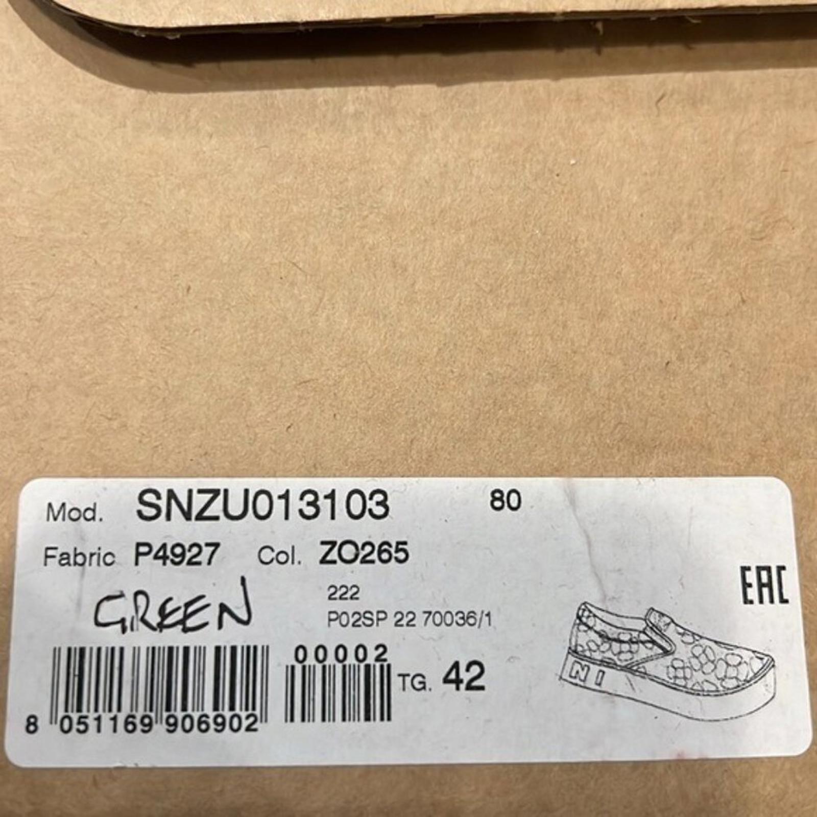 Marni x Carhartt Slip-On Sneakers Men’s Size 42 New in Box w/DustBag Retail $750