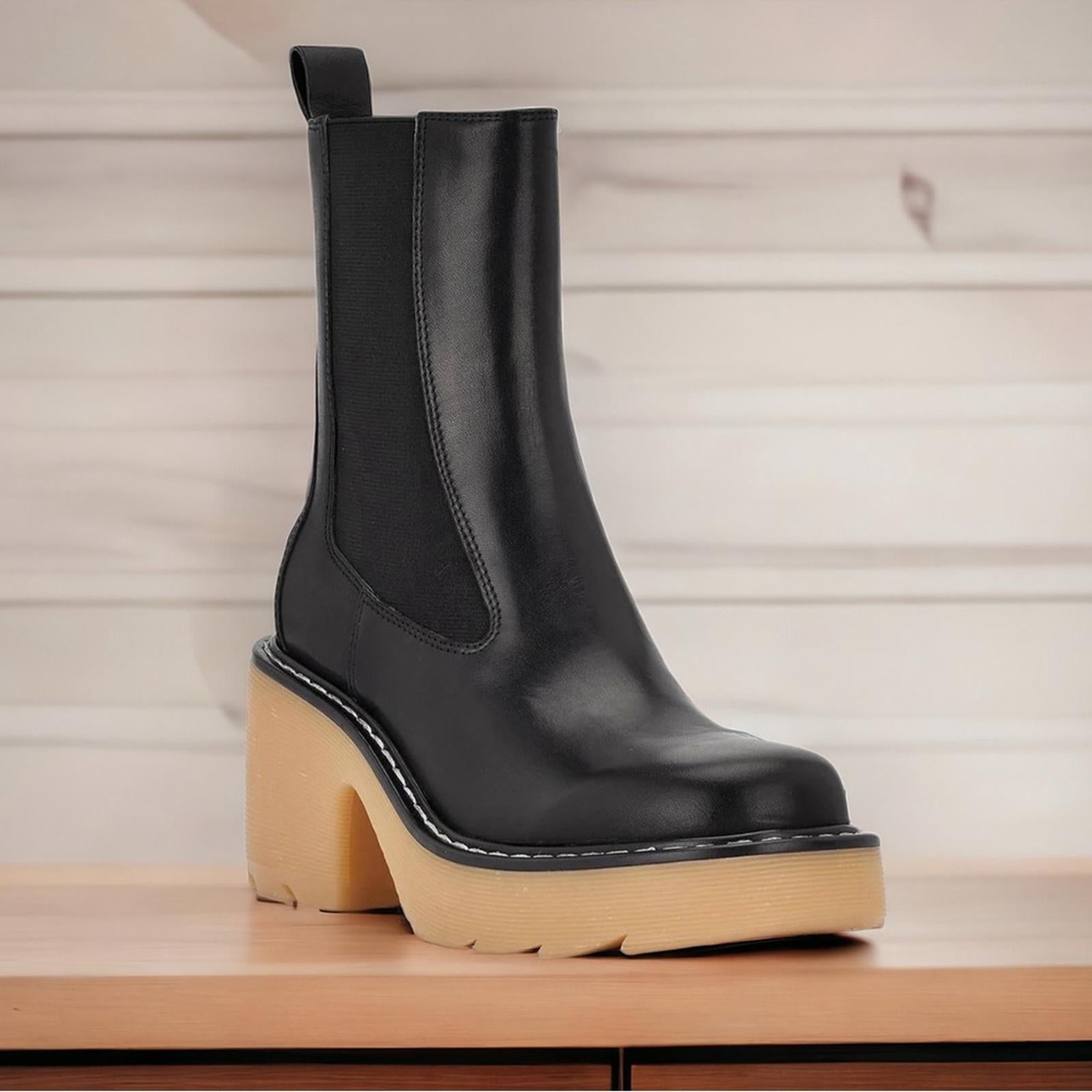 Marc Fisher LTD. Women's Fredy Mid Calf Booties, Black Size 11 New in Box $229