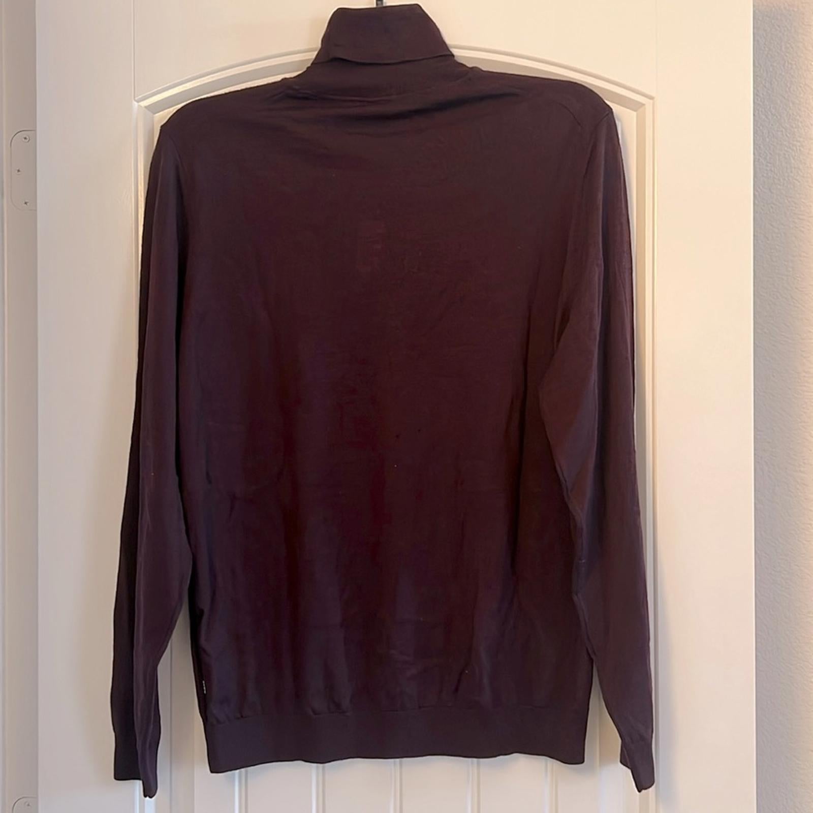 BOSS Slim-Fit Rollneck Sweater in Merino Wool, Size XL New w/Tag $198