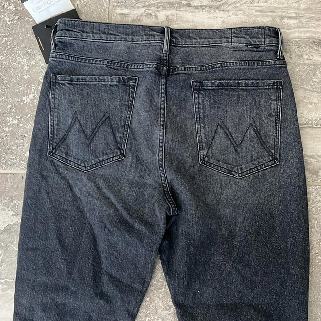 MOTHER High-Waisted Rascal Ankle Step Fray Jeans, Size 34 New w/Tag