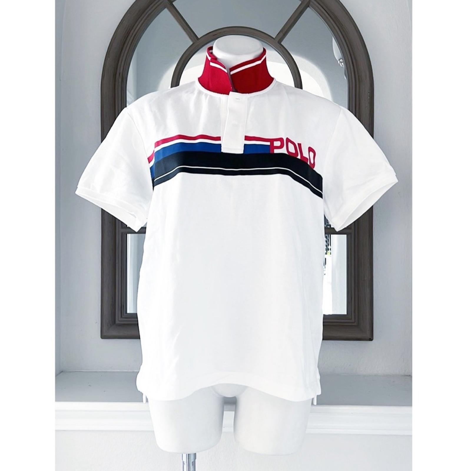 NEW Polo Ralph Lauren “Polo” Classic Fit Shirt in White, Size XL NEW w/o Tag