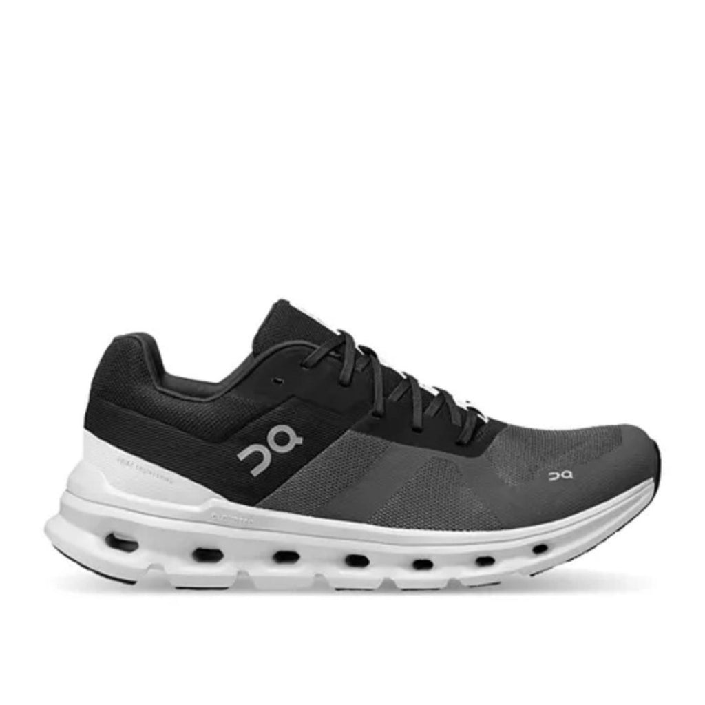 On Men’s Cloudrunner Lace Up Running Sneakers in Eclipse/Frost, Size 14 NEW