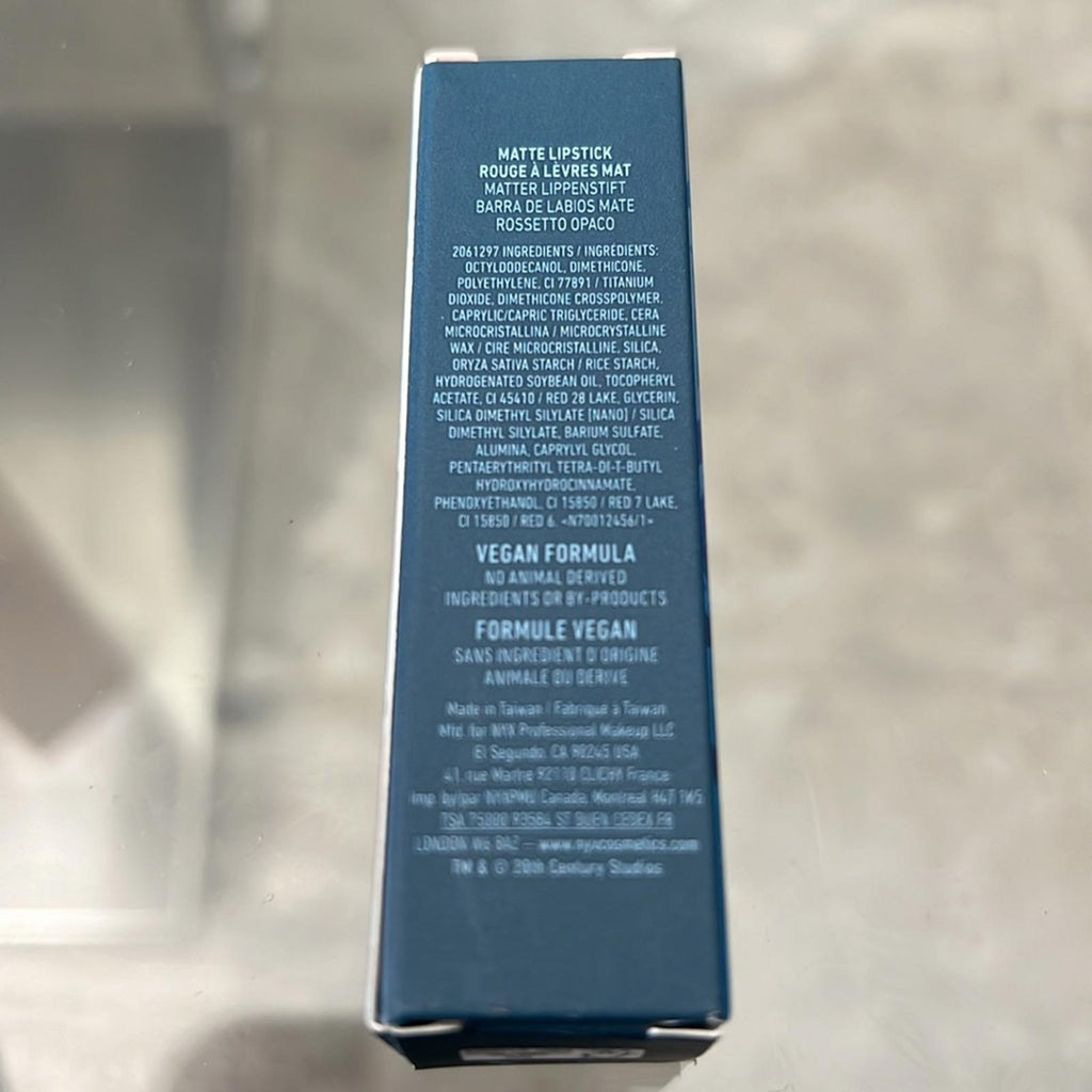 NYX Professional Makeup Matte Lipstick, Avatar 2 in Pink New in Box (Limited)