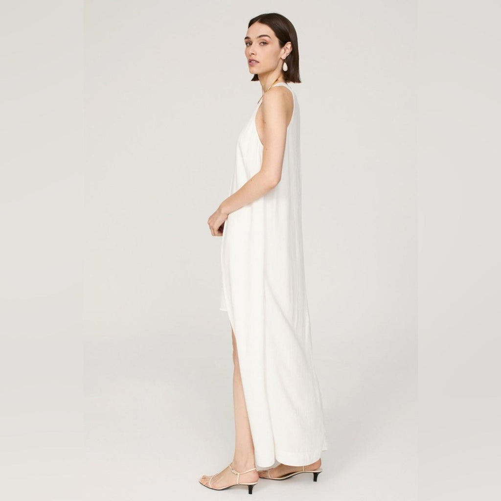 Rosetta Getty Cape Mini Dress in White, Size 8, Retail $425