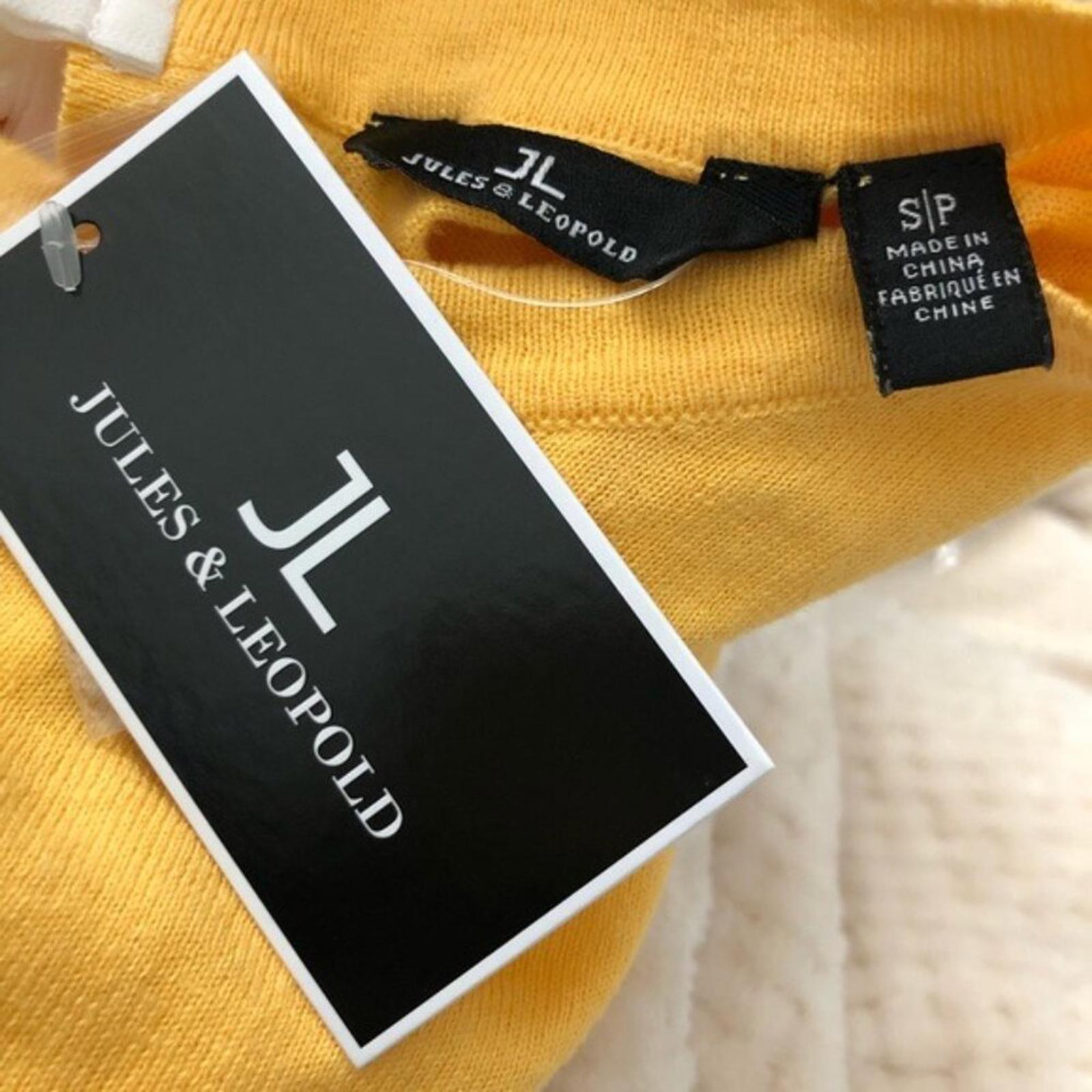 Jules & Leopold Amarillo Fresh Blossoms Sweater, Knit Top Size S New w/Tag