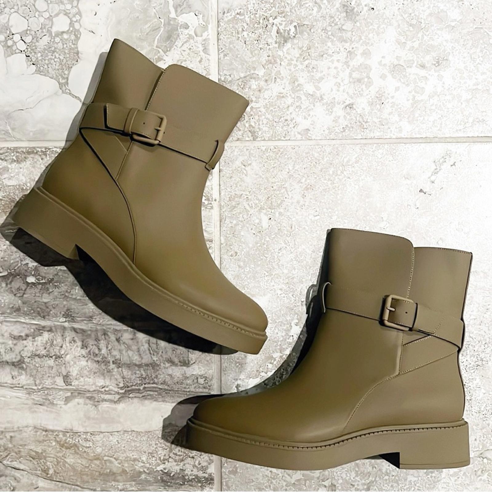 Vince Kaelyn Waterproof Boots in Cypress Green, Size 11, New in Box w/Dust Bag