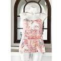 NEW Maisie Nordstrom Patchwork Floral Paisley Tank Top, Pink Blush Size XS