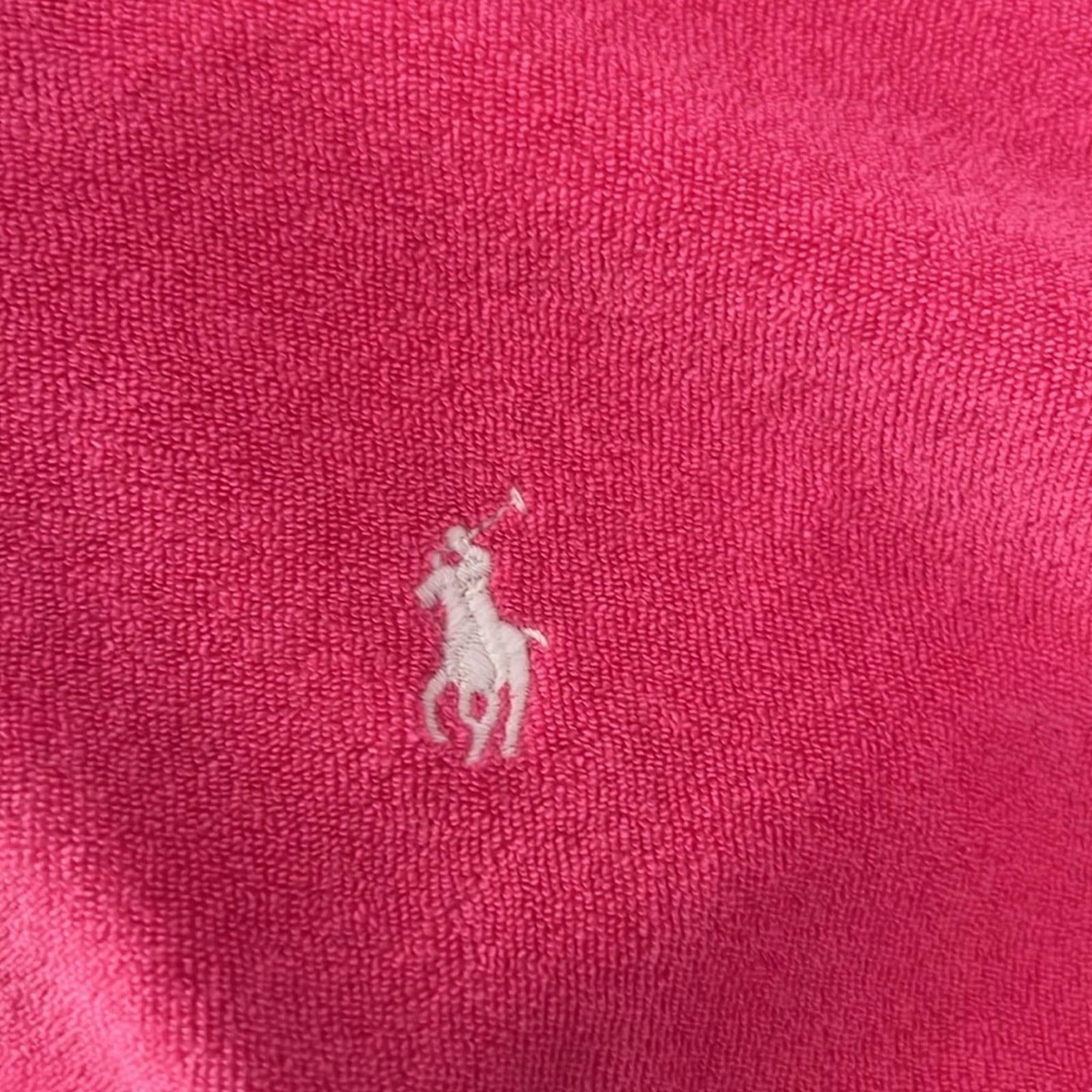 Ralph Lauren Girls' Terry Boxy Hoodie in Watch Hill Pink, Size L(12-14) NWT $65