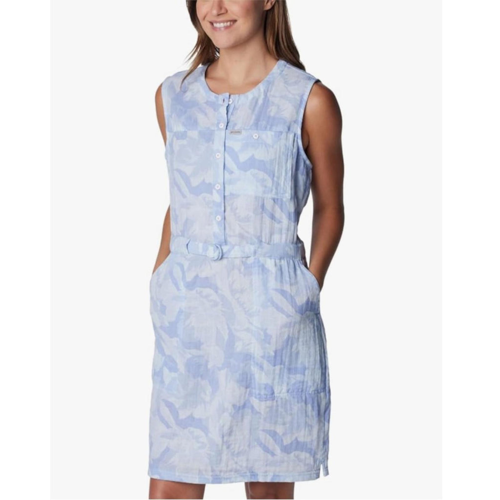 Columbia Holly Hideaway Breezy Dress Whisper Peonies, NWT, Size L