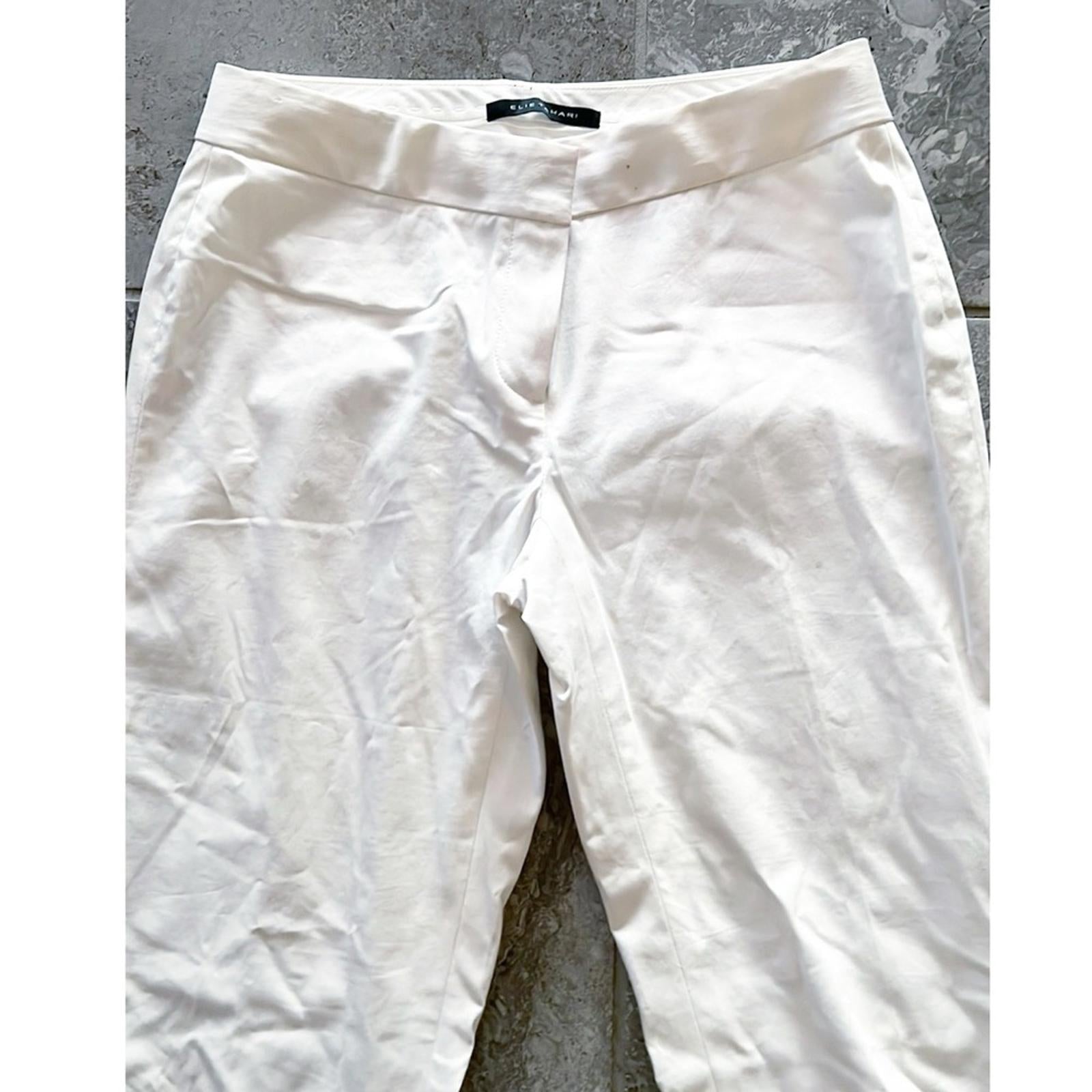 Elie Tahari Pants in White, Style E30C8209, Size 2 EXCELLENT! $295