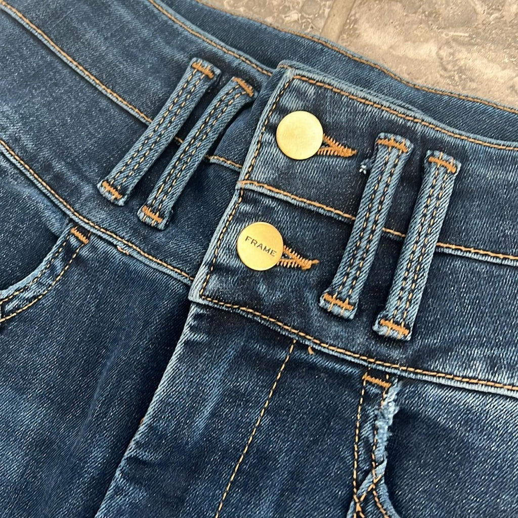 FRAME Le Catroux Cigarette Jeans in Dublin, Size 24 New w/Tag Retail $248