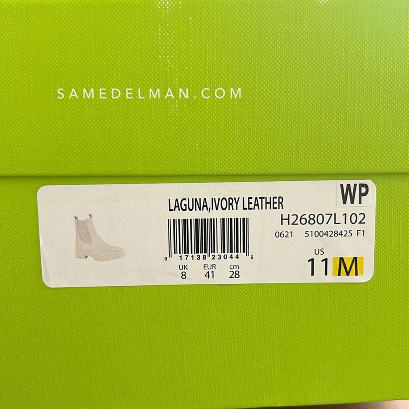 Sam Edelman Laguna Waterproof Pull On Booties Ivory Leather Size 11 New SOLD OUT