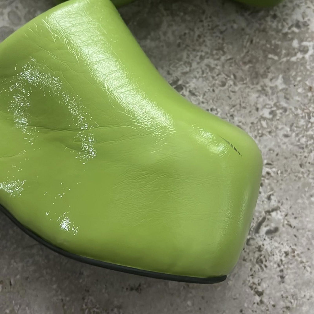 Simon Miller Platform Bubble Clog in Kiwi, REVOLVE Size EU 38 | US 8 NEW w/o Box