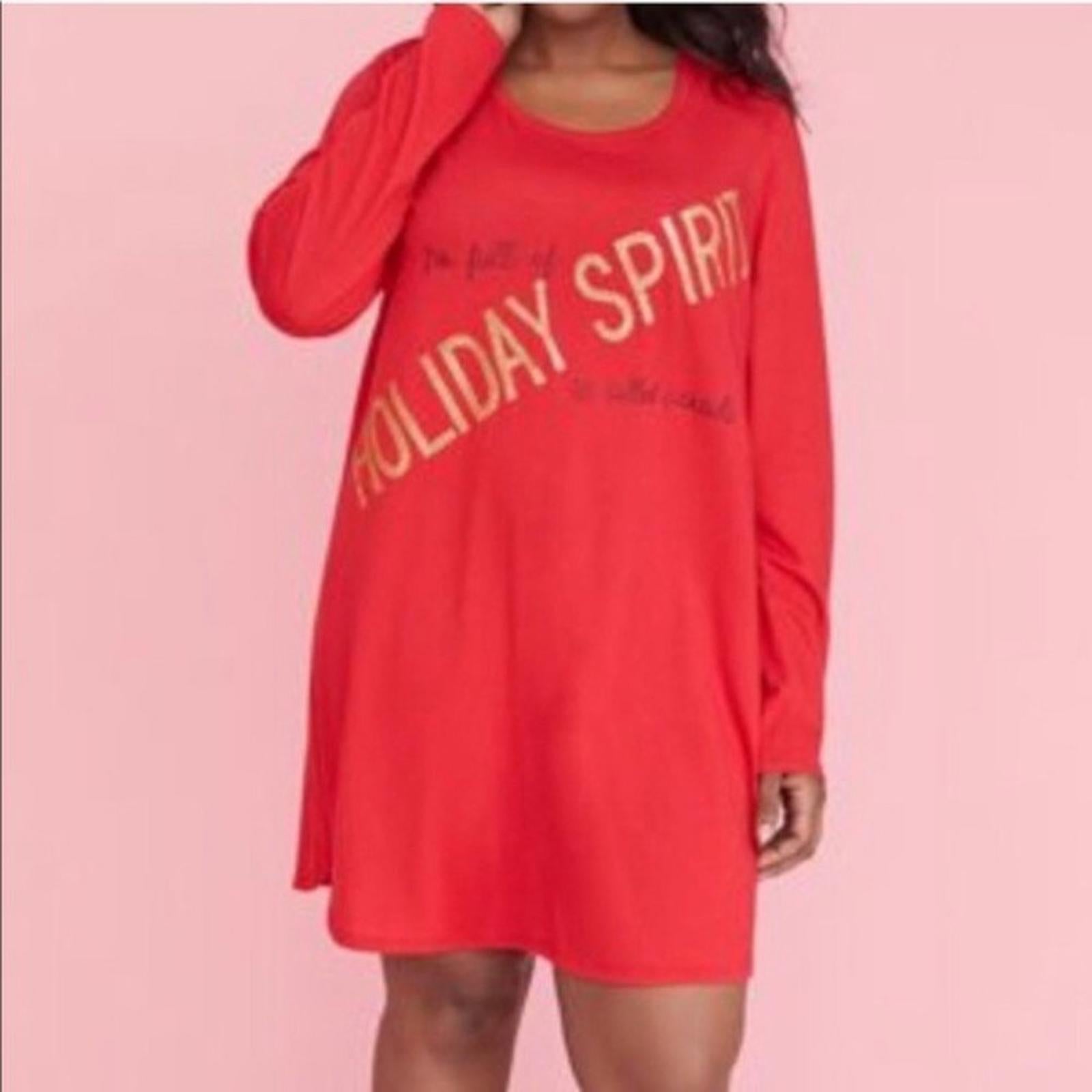Lane Bryant's Cacique Sleepwear Holiday Spirit, Plus Size 26/28 , 4X New w/Tag