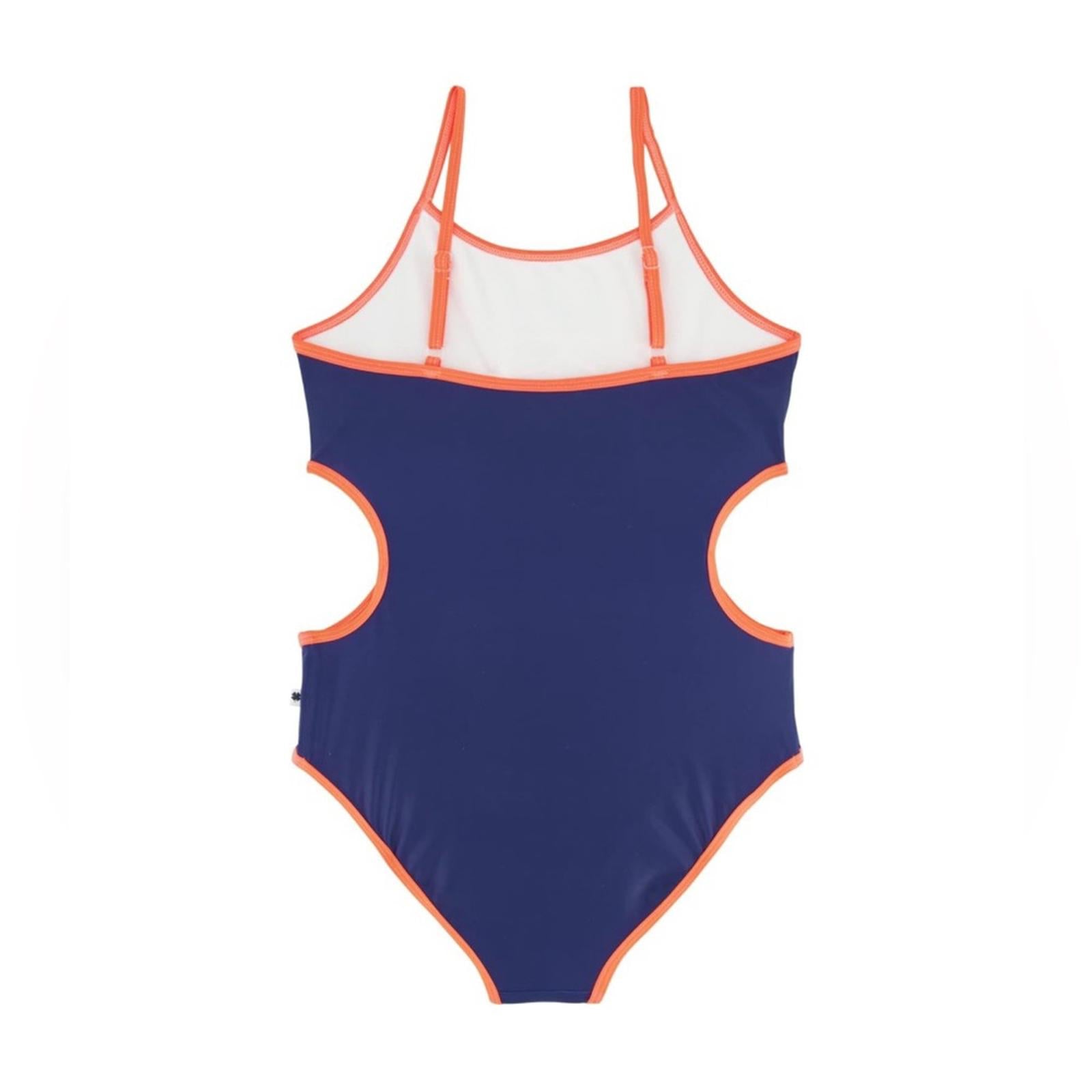 Lucky Brand Girls' One-Piece Swimsuits UPF 50+ Sun Protection Size L(12/14) NWT