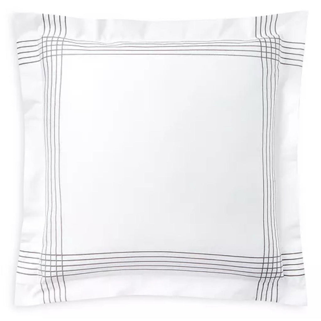 Ralph Lauren Organic Handkerchief King Sham in Graphite, New w/Tag $215