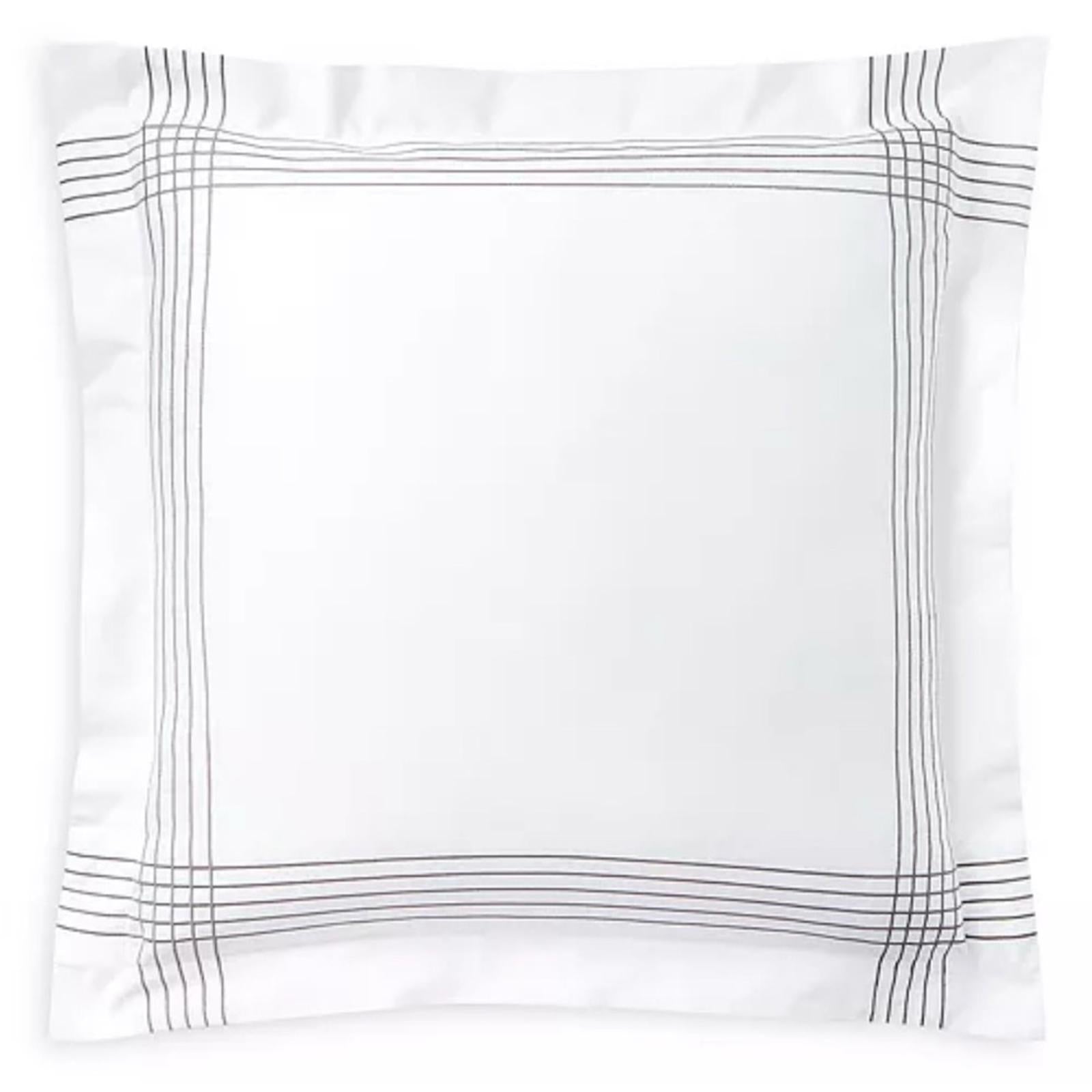 Ralph Lauren Organic Handkerchief King Sham in Graphite, New w/Tag $215