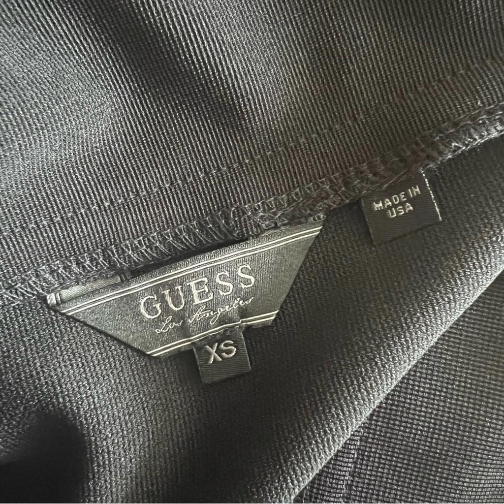 NEW Guess Mini Bodycon Skirt in Black, Size XS