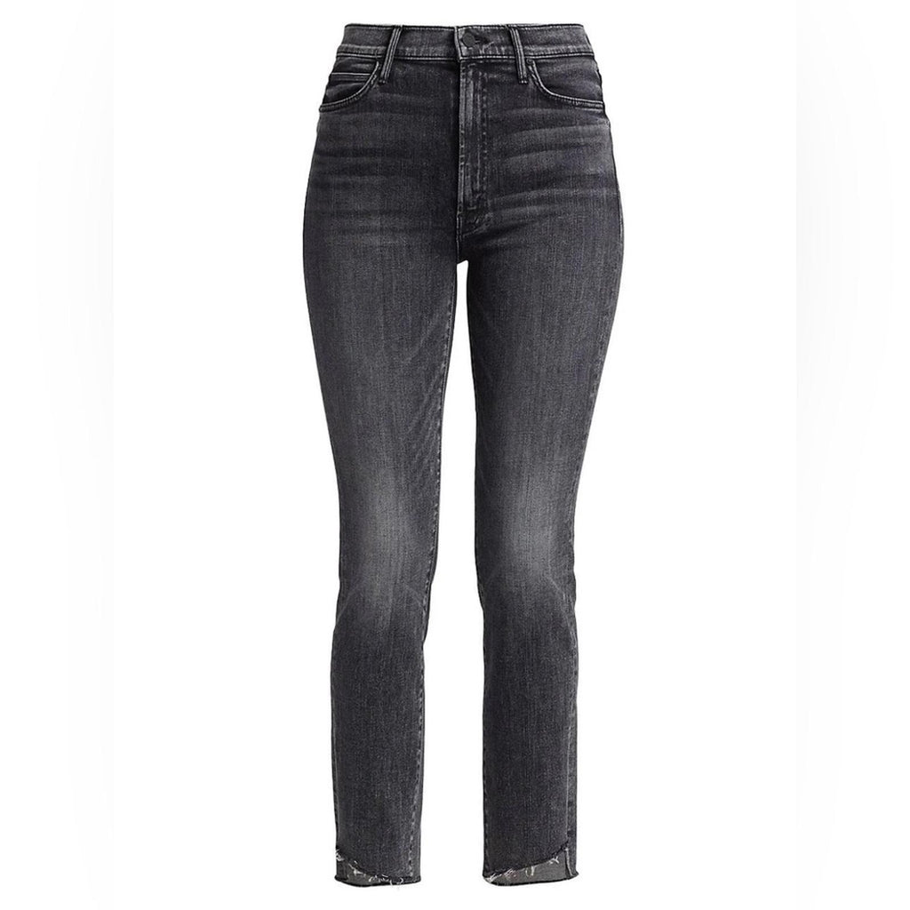 MOTHER High-Waisted Rascal Ankle Step Fray Jeans, Size 34 New w/Tag