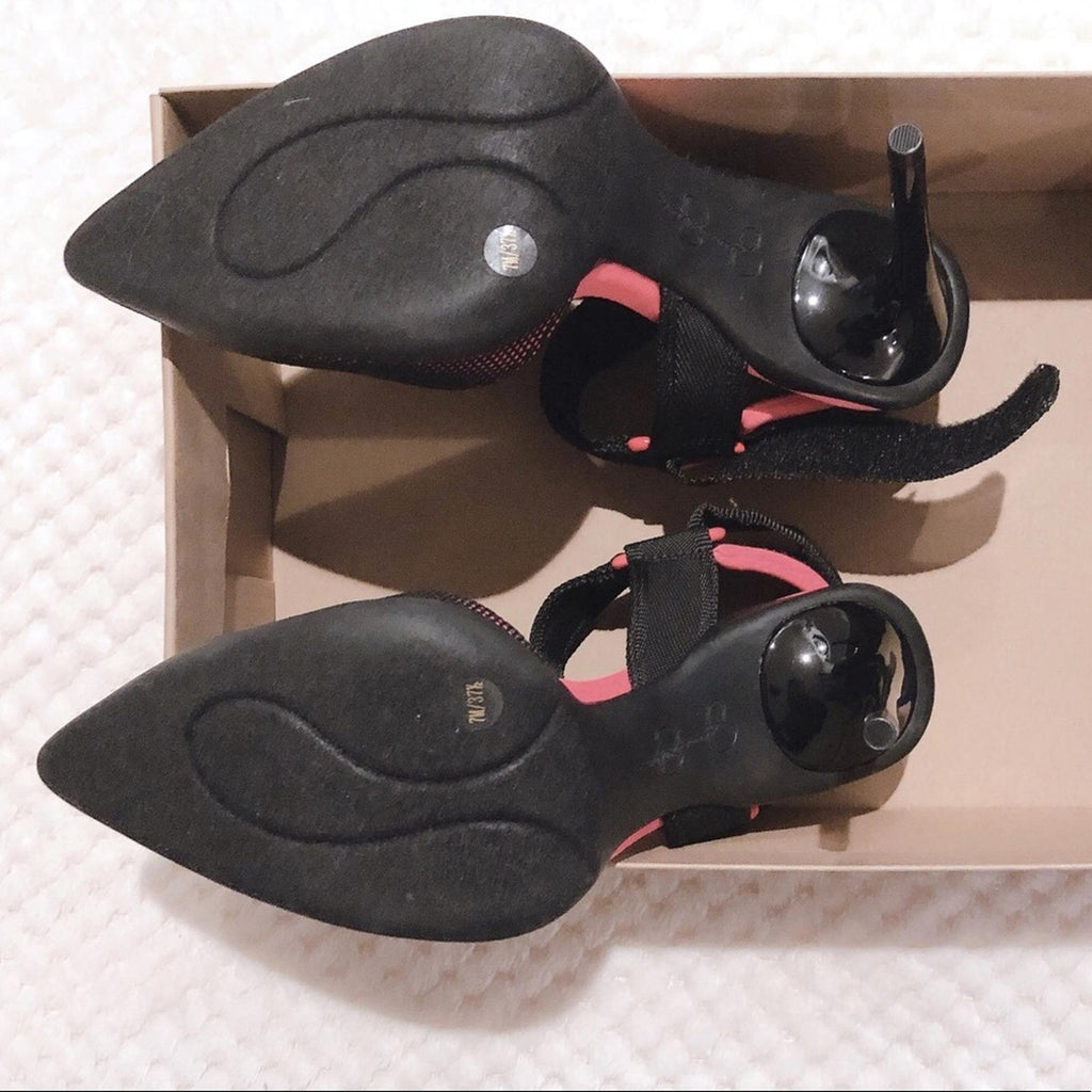 Jessica Simpson Gazelle Pump Pointed Toe in Pink & Black, Size 7M New in Box