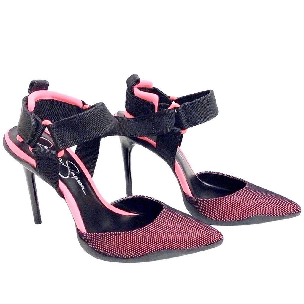 Jessica Simpson Gazelle Pump Pointed Toe in Pink & Black, Size 7M New in Box