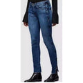 FRAME Le Skinny de Jeanne Jeans with Side Lace-Up Detail Jeans in Blue, Size 24