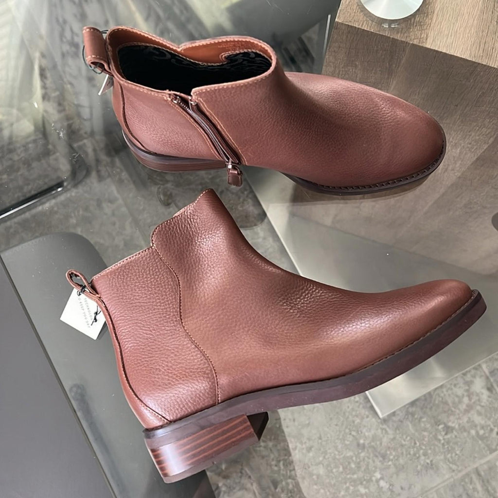 Cole Haan Waterproof River Chelsea Bootie, Brown Size 6 New w/Tag