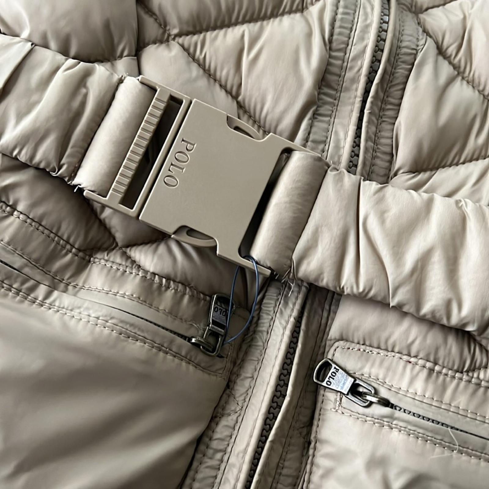 Polo Ralph Lauren Water-Repellent Belted Quilted Jacket Size 6X New w/Tag