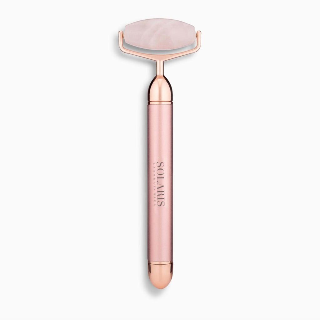 Solaris Laboratories NY Vibrating Rose Quartz Roller, Pink, New in Box