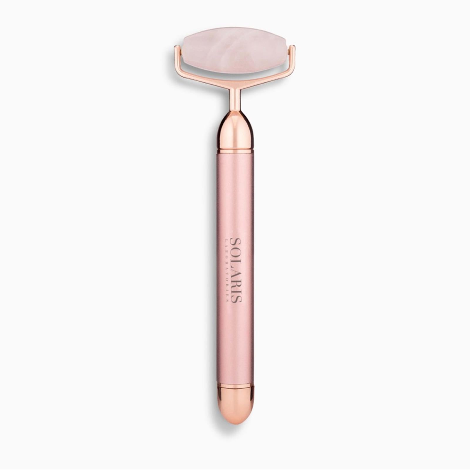 Solaris Laboratories NY Vibrating Rose Quartz Roller, Pink, New in Box