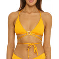 Isabella Rose Maza Triangle Bikini Top w/Removable Cups Size L New w/Tag