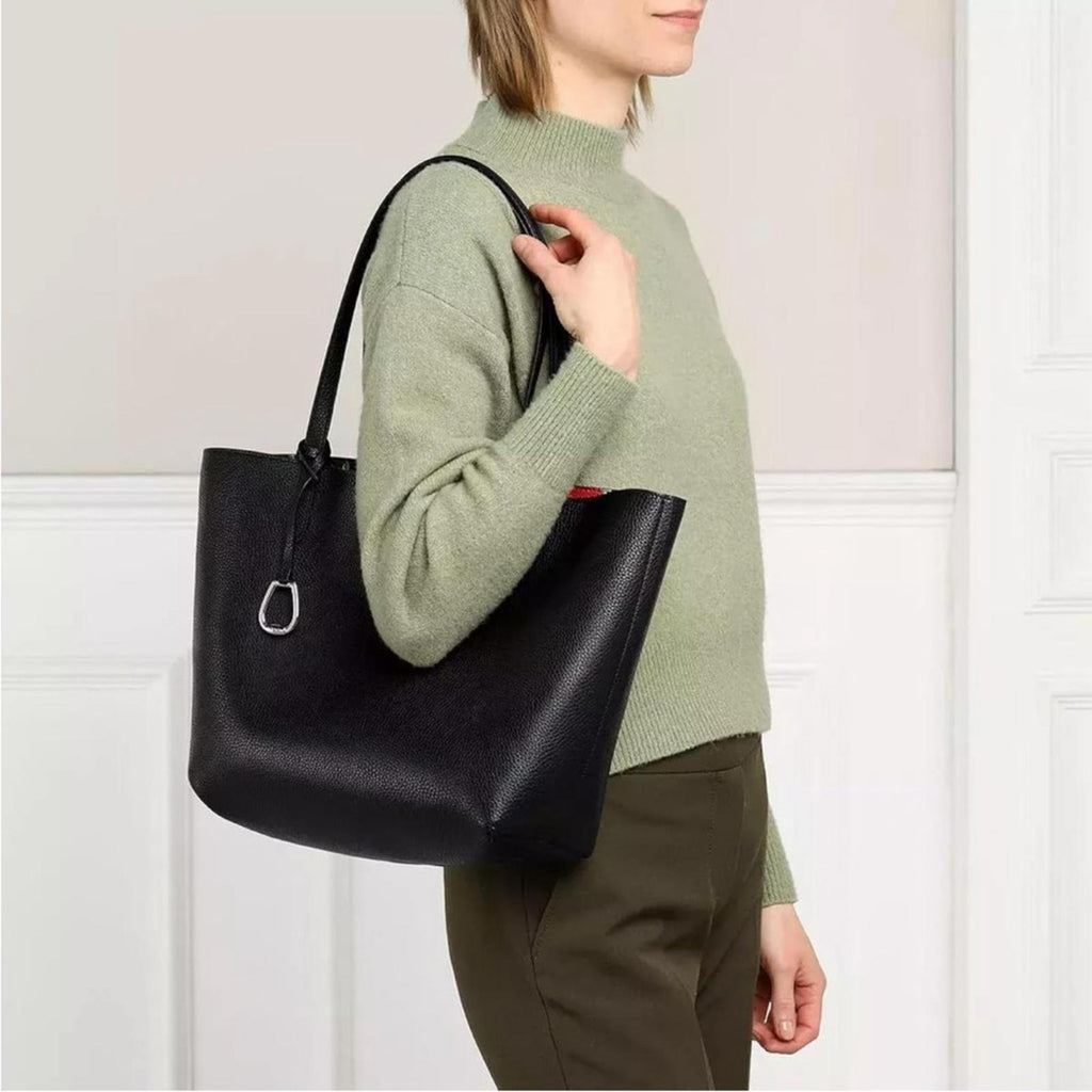 Lauren Ralph Lauren Large Reversible Tote Bag, Pouch & Handbag, NWT