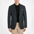 NEW Jack Victor Midland Contemporary Fit Plaid Wool Blazer, Size 36S Retail $798