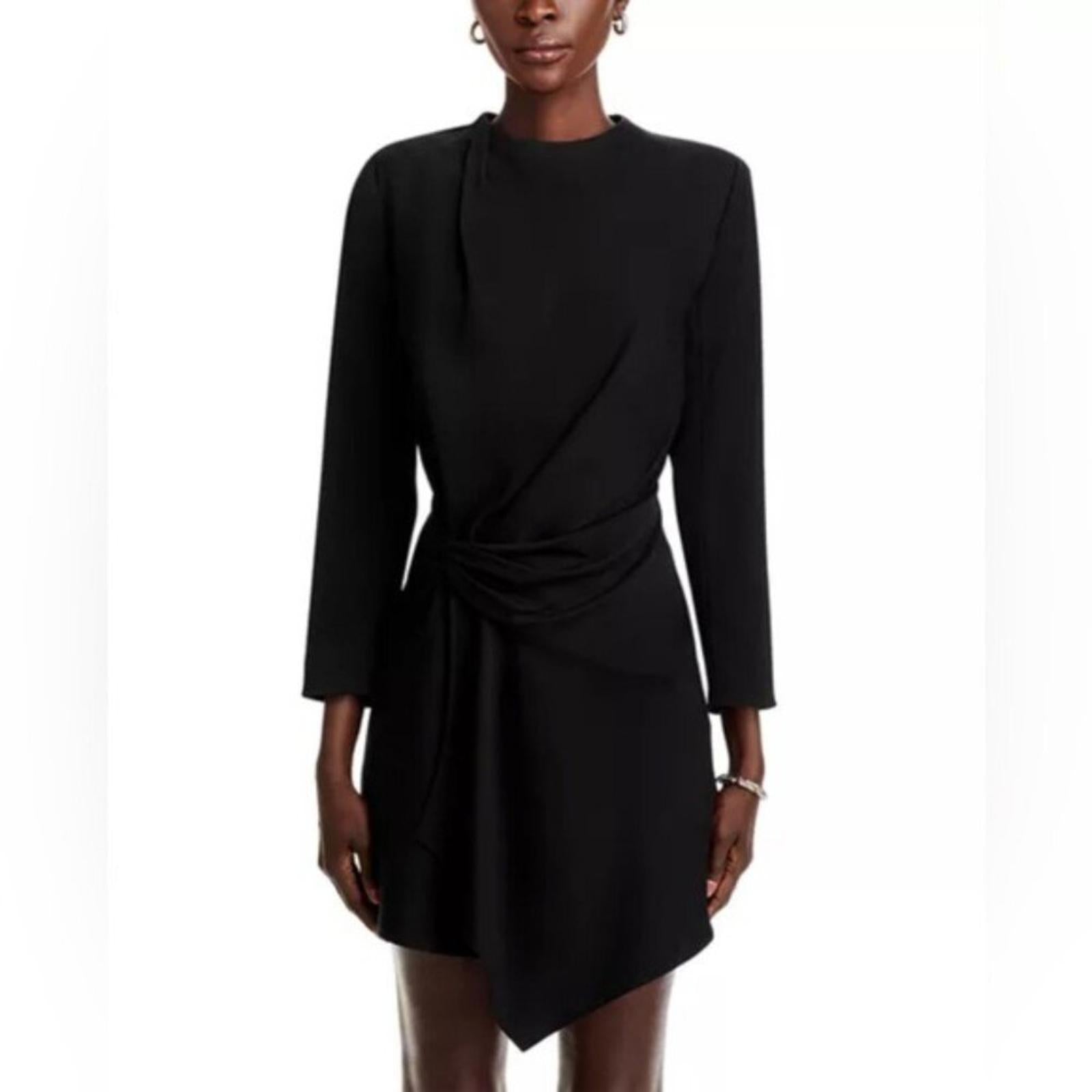 A.L.C. Kay Asymmetric Dress in Black, Size 10, New w/Tag