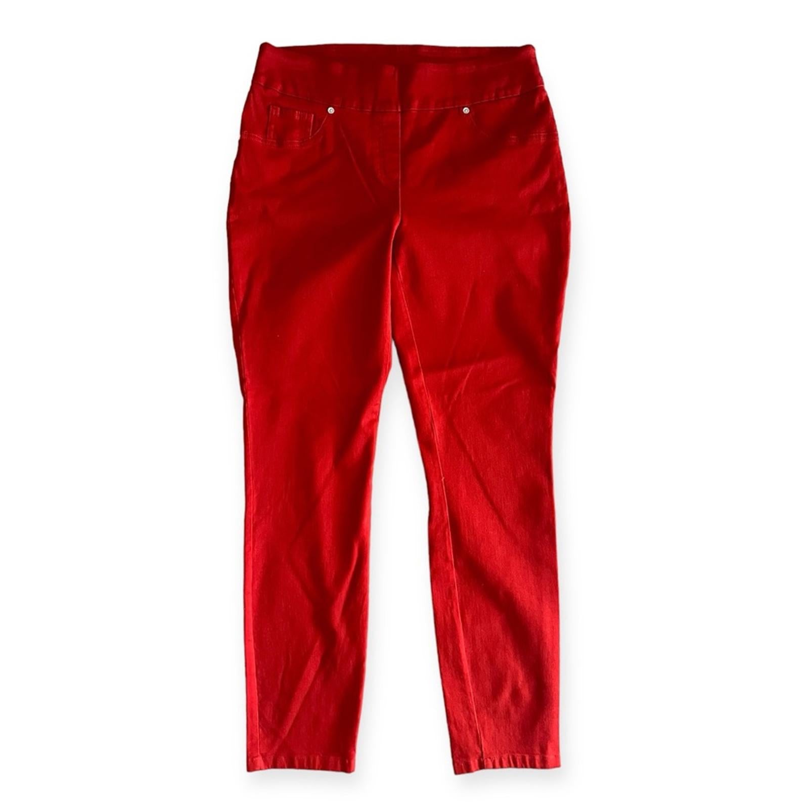 NEW Westbound Straight Leg Pull-On Pants, Stretch High-Rise Size 10 Regular