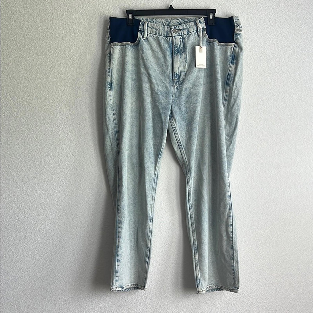 Good American Good 90’s Maternity Blue Jeans, NEW, Size 16