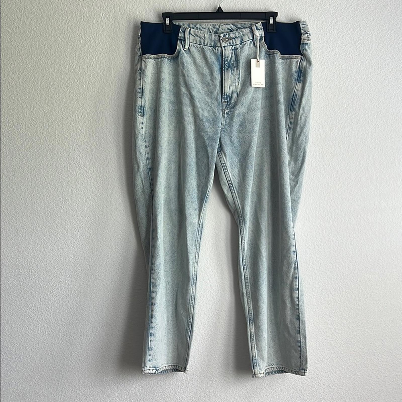 Good American Good 90’s Maternity Blue Jeans, NEW, Size 16