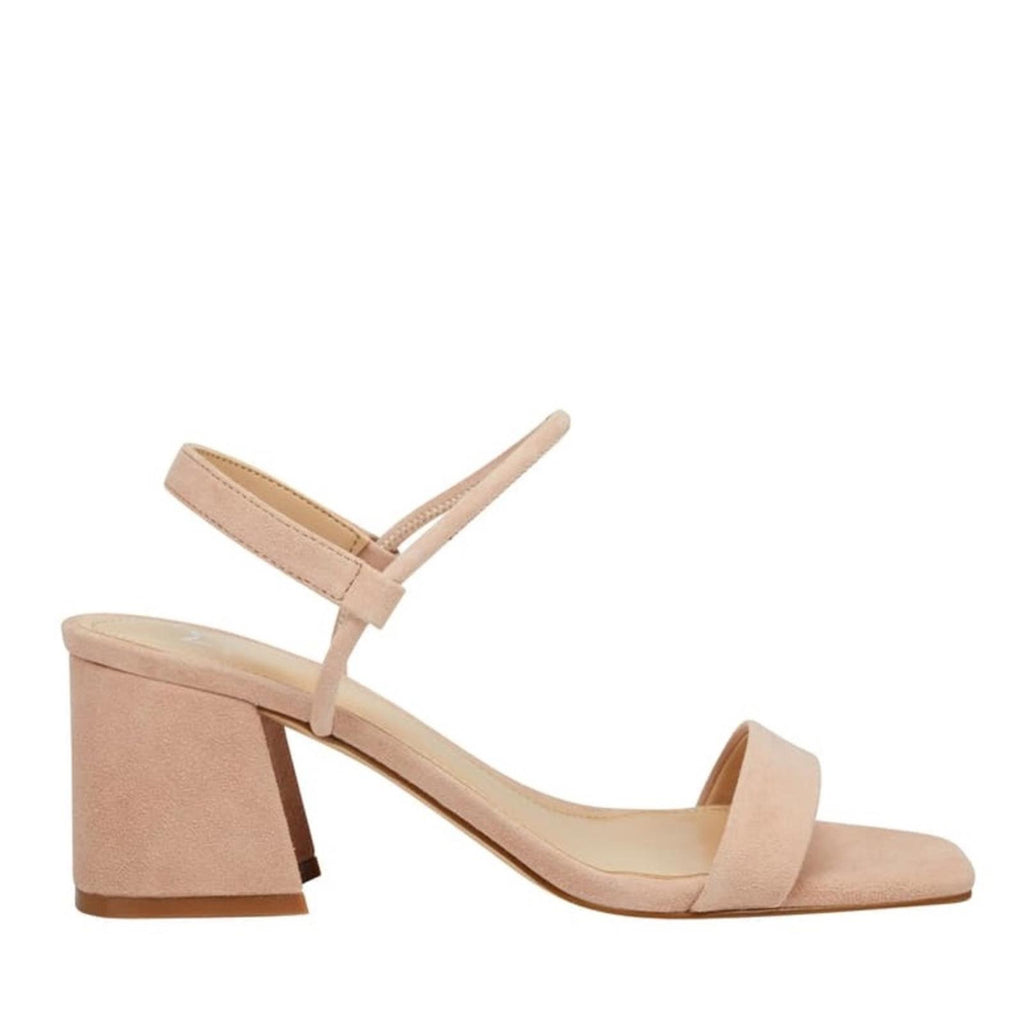 NWT Marc Fisher LTD Nabela Suede Sandals, Light Pink Size 11 New in Box