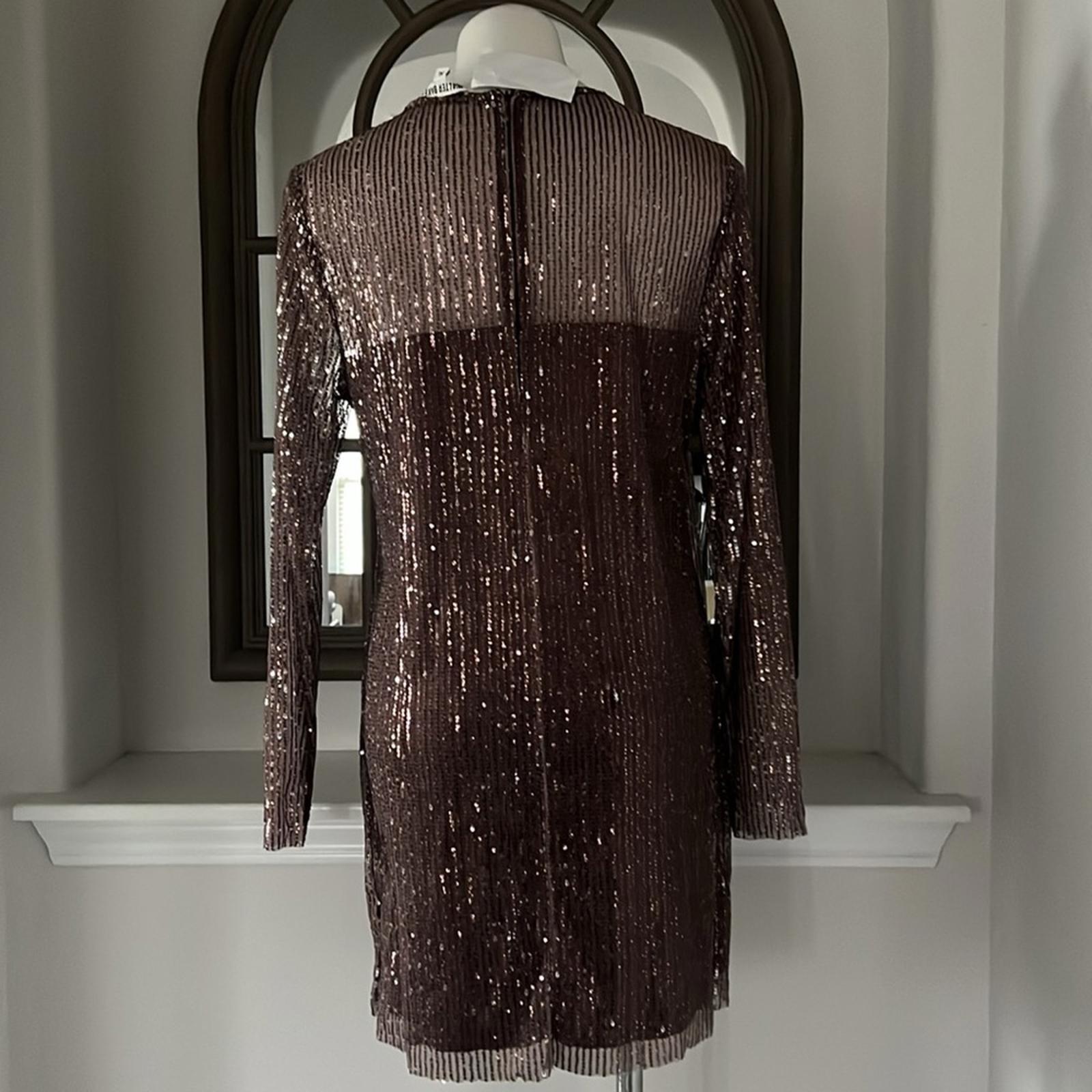 Walter Baker Bellini Dress, City Sequin Size XL NEW w/Tag $368