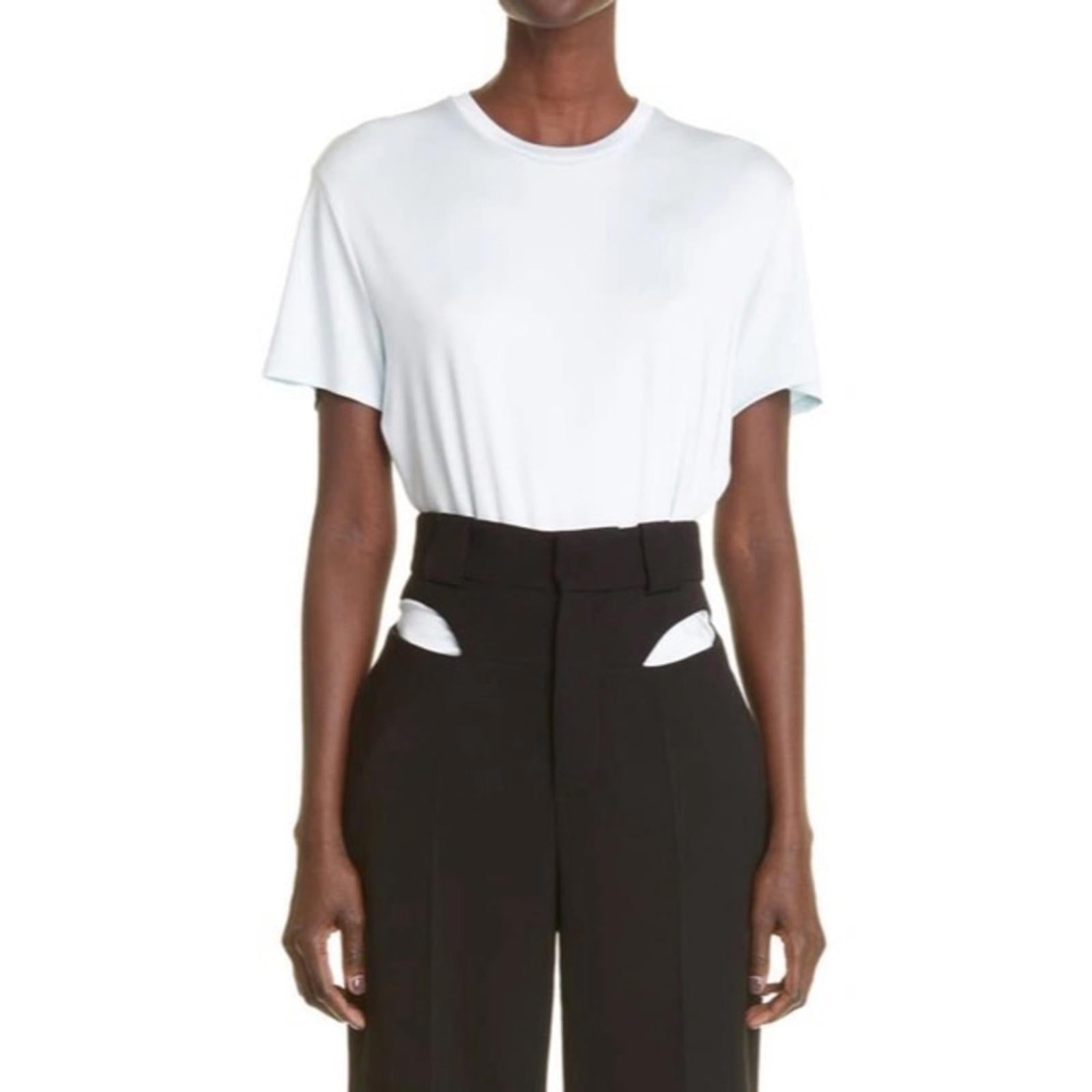 ET OCHS Sophia T-Shirt Bodysuit in Buttercream, Size XS NEW w/Tag $695