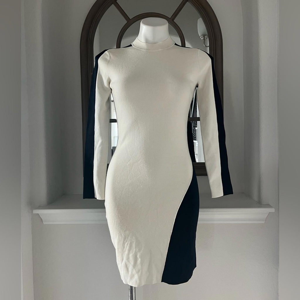 Rag & Bone Cecilee Long-Sleeve Colorblock Sheath Dress REVOLVE, Size XS NEW $395