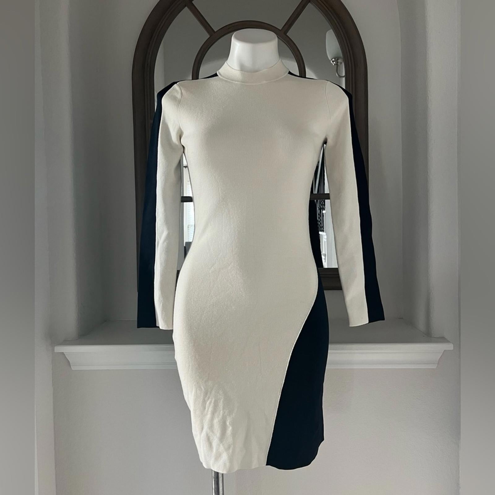 Rag & Bone Cecilee Long-Sleeve Colorblock Sheath Dress REVOLVE, Size XS NEW $395