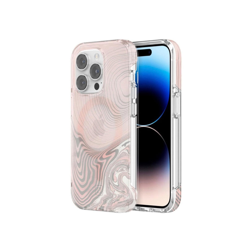 Incipio Forme Protective MagSafe Case for iPhone 14 Pro, Topographic Pink NEW