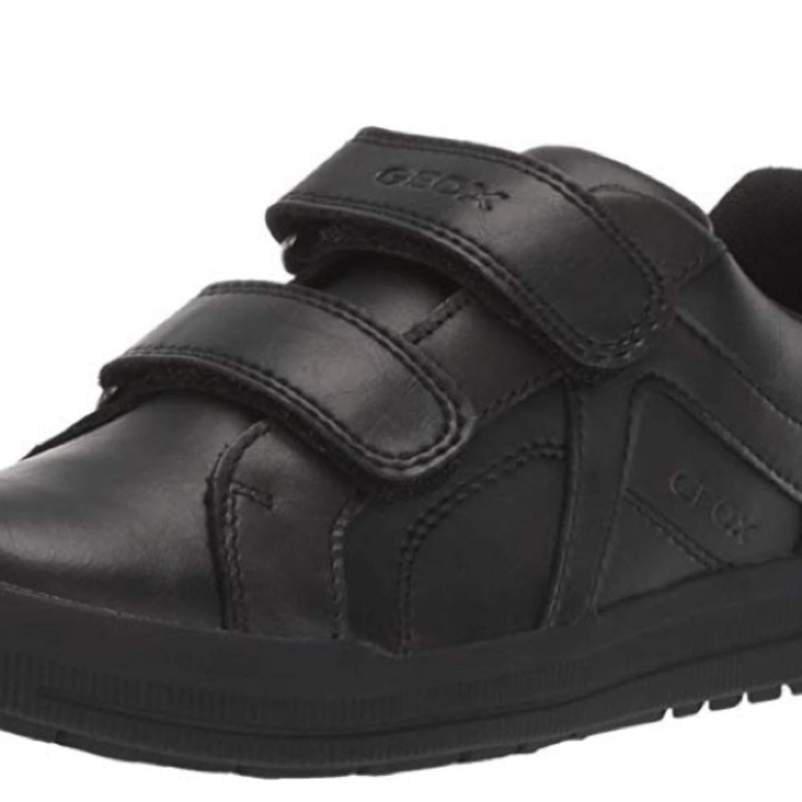 Geox Boys' J Arzach Boy G Trainers in Black, Size 3.5, NEW in Box
