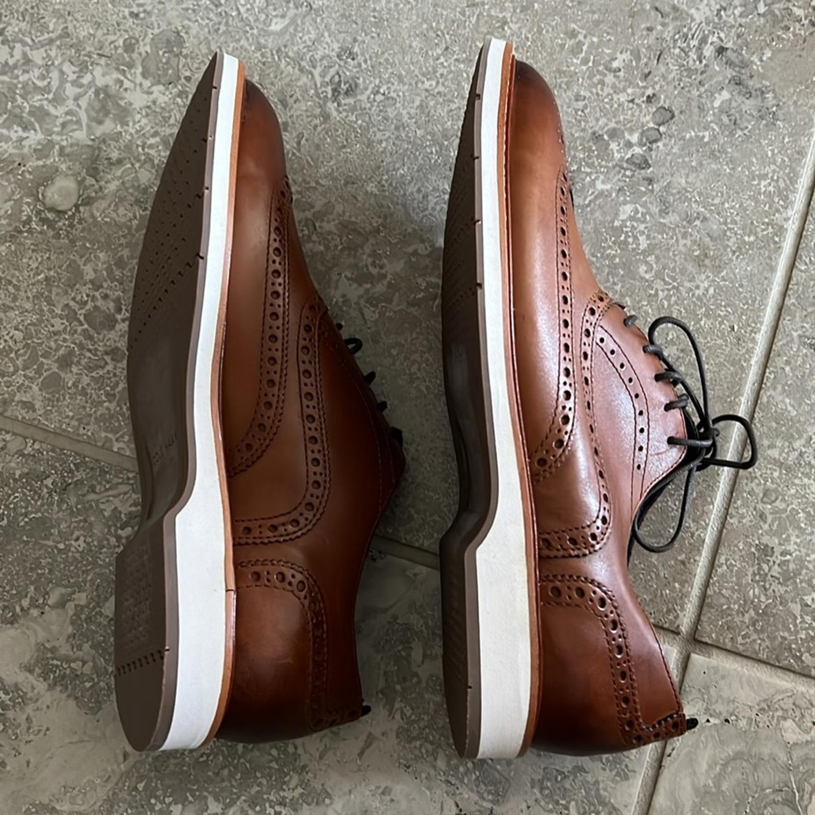 Cole Haan Morris Wingtip Oxford w/Premium Leather British Tan Size 10 NEW
